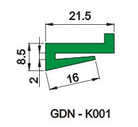 K型墊條 6F-D-007